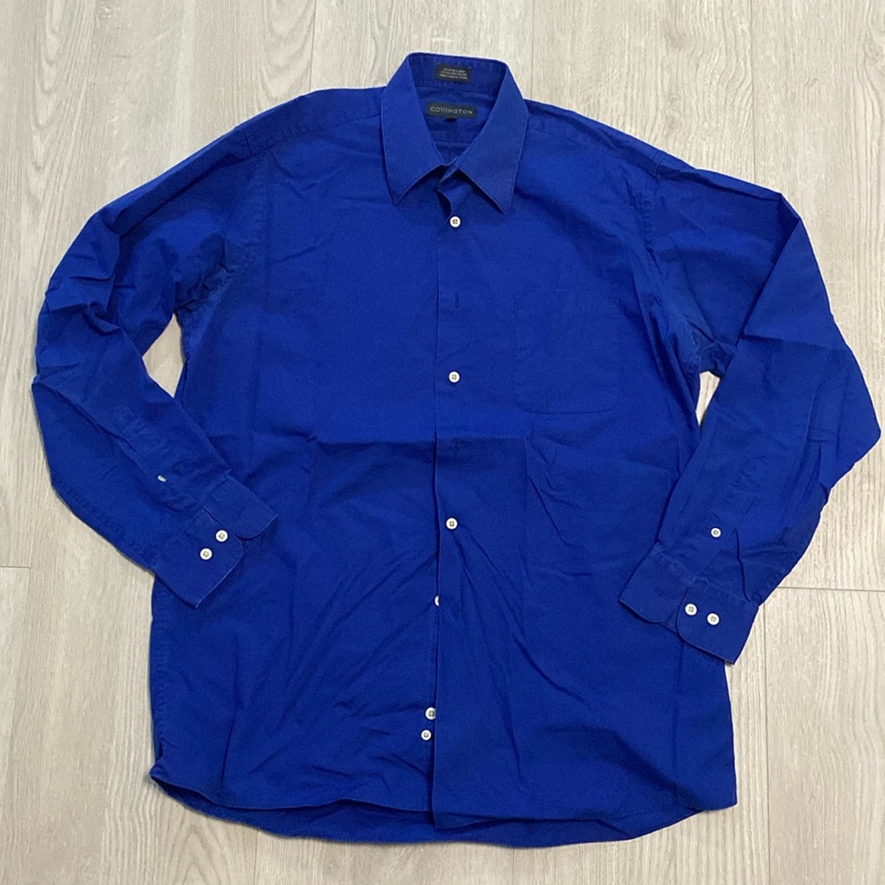 🔥BUNDLESALE Mens M 15-15.5 34-35 Covington dress shirt